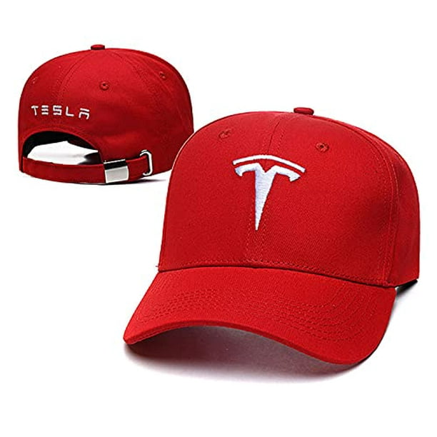 NEW Baseball Hat Tesla Logo Embroidered Adjustable Tesla Motor Car Owner Cap